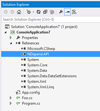 ndepend coderuleattribute defined in the assembly ndepend.api.dll