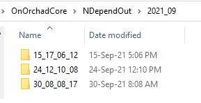 NDepend Historic Analysis Results Storage