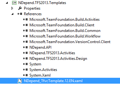 ndepend template edition