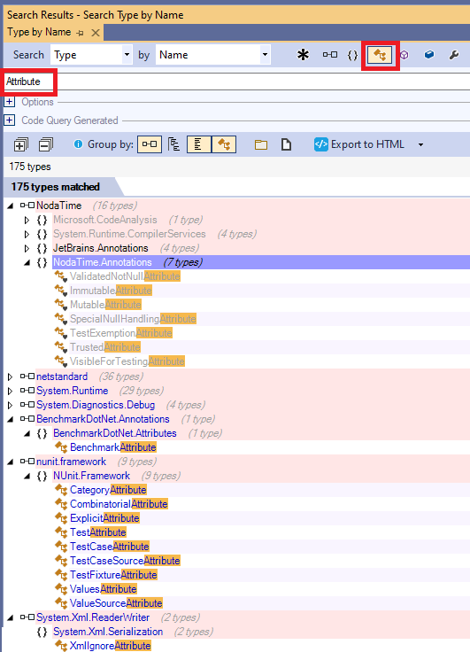 Searching for Attribute Classes