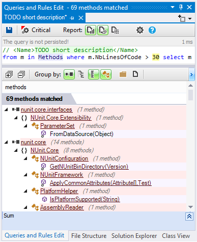 ndepend cqlinq csharp linq code query edition