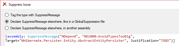 Suppress issue form with Target