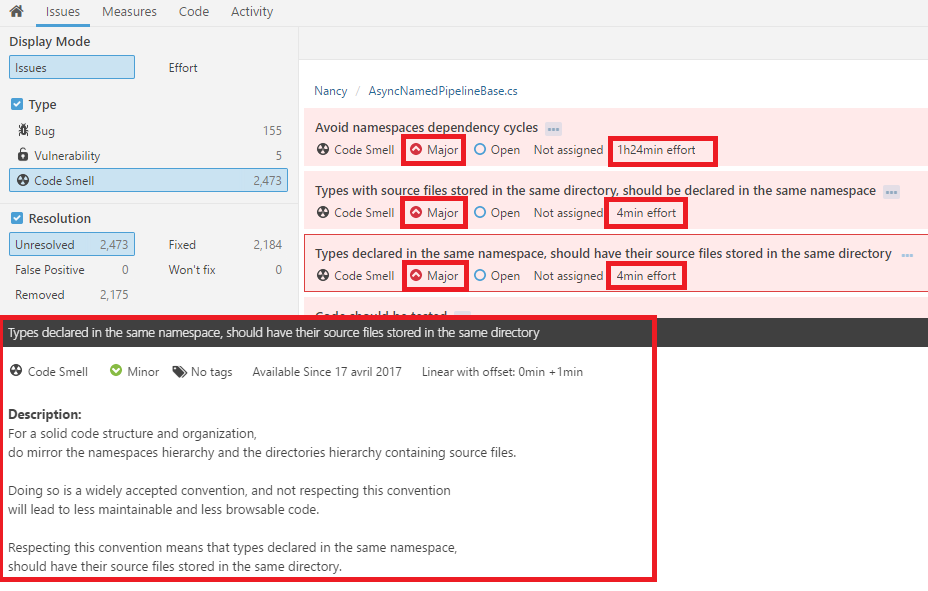 Improved Integration of NDepend in SonarQube