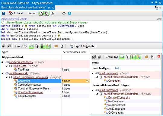 visual studio ndepend code rule